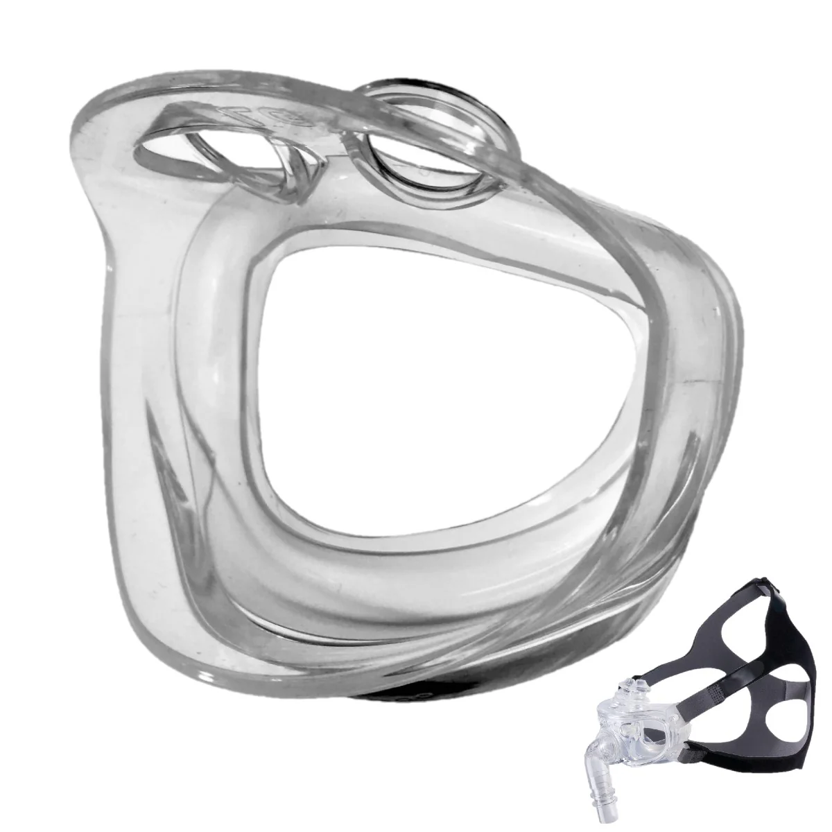 Hybrid CPAP Mask Mouth Cushion Seal