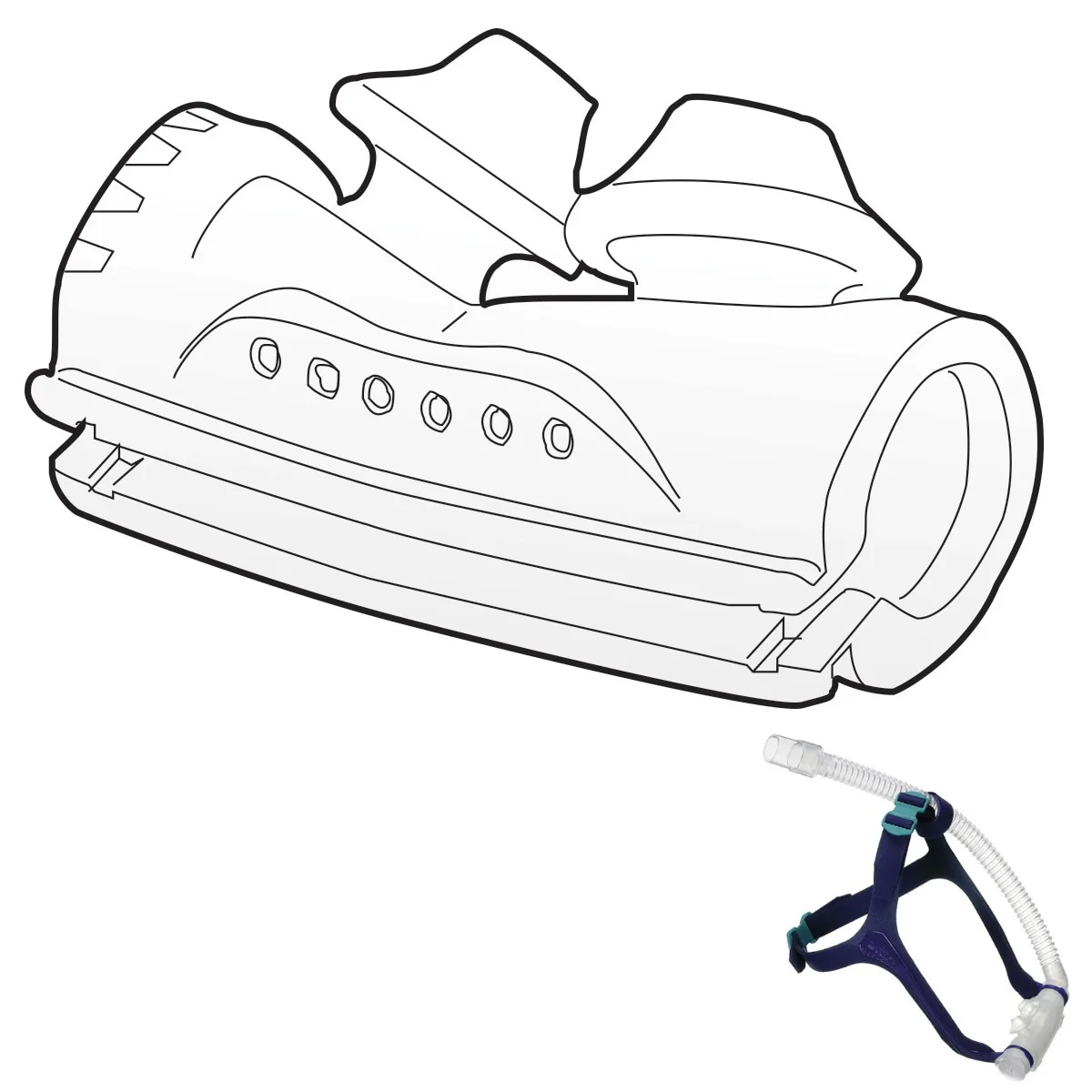 Original Mirage Swift CPAP Mask Clip - Image 6